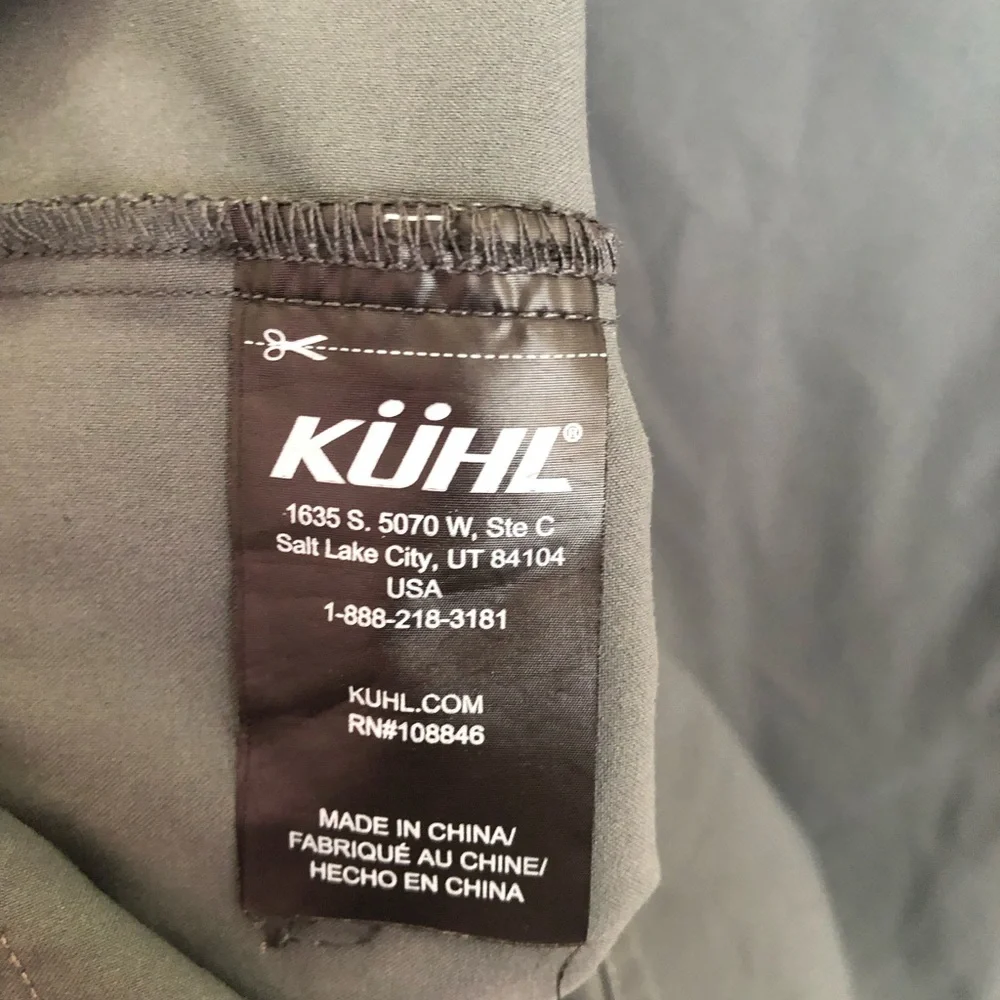 Kuhl Boys Quarter Zip Hooded Windbreaker‎ Jacket